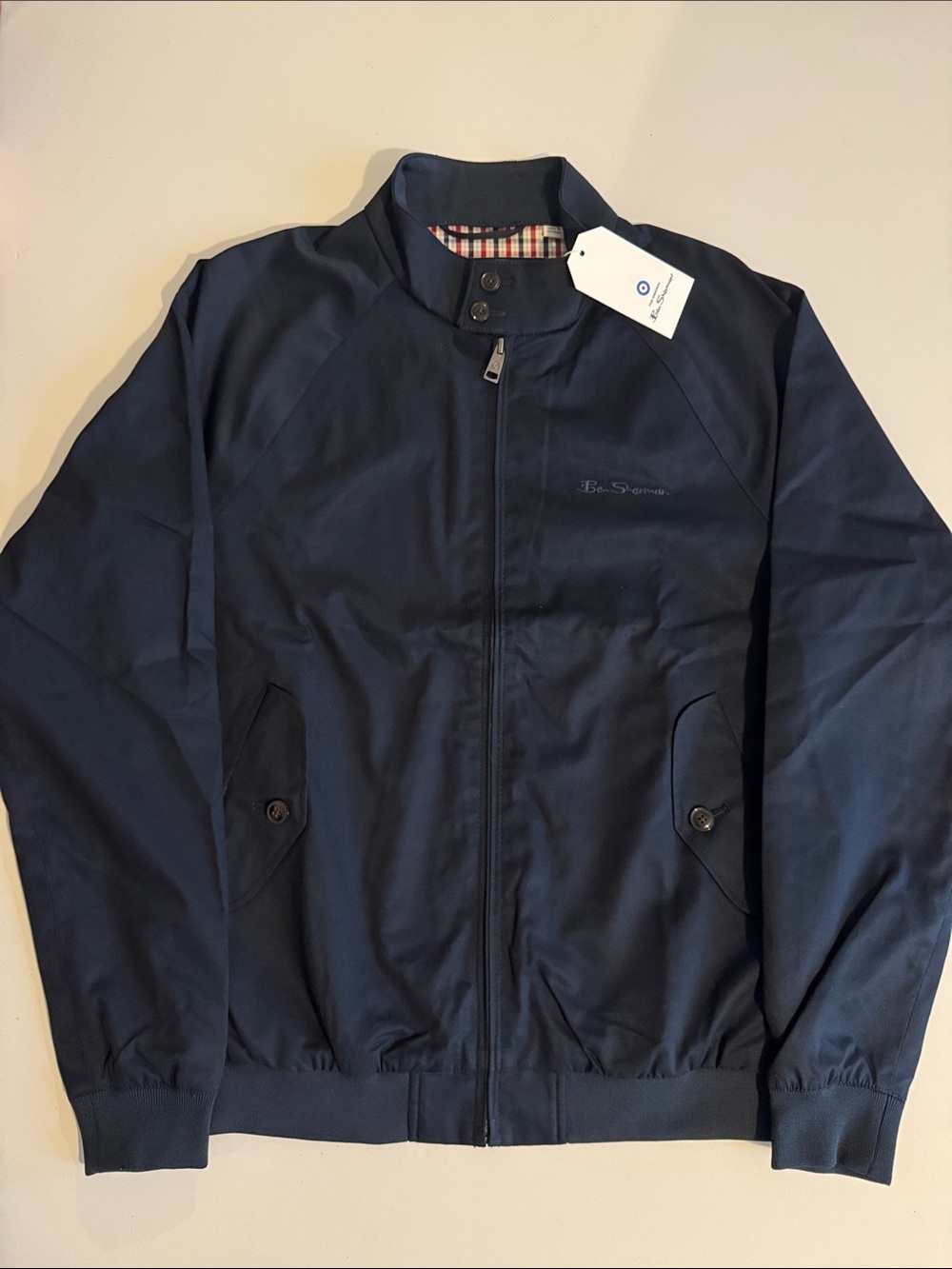 Ben Sherman Navy Lightweight Bomber Jacket